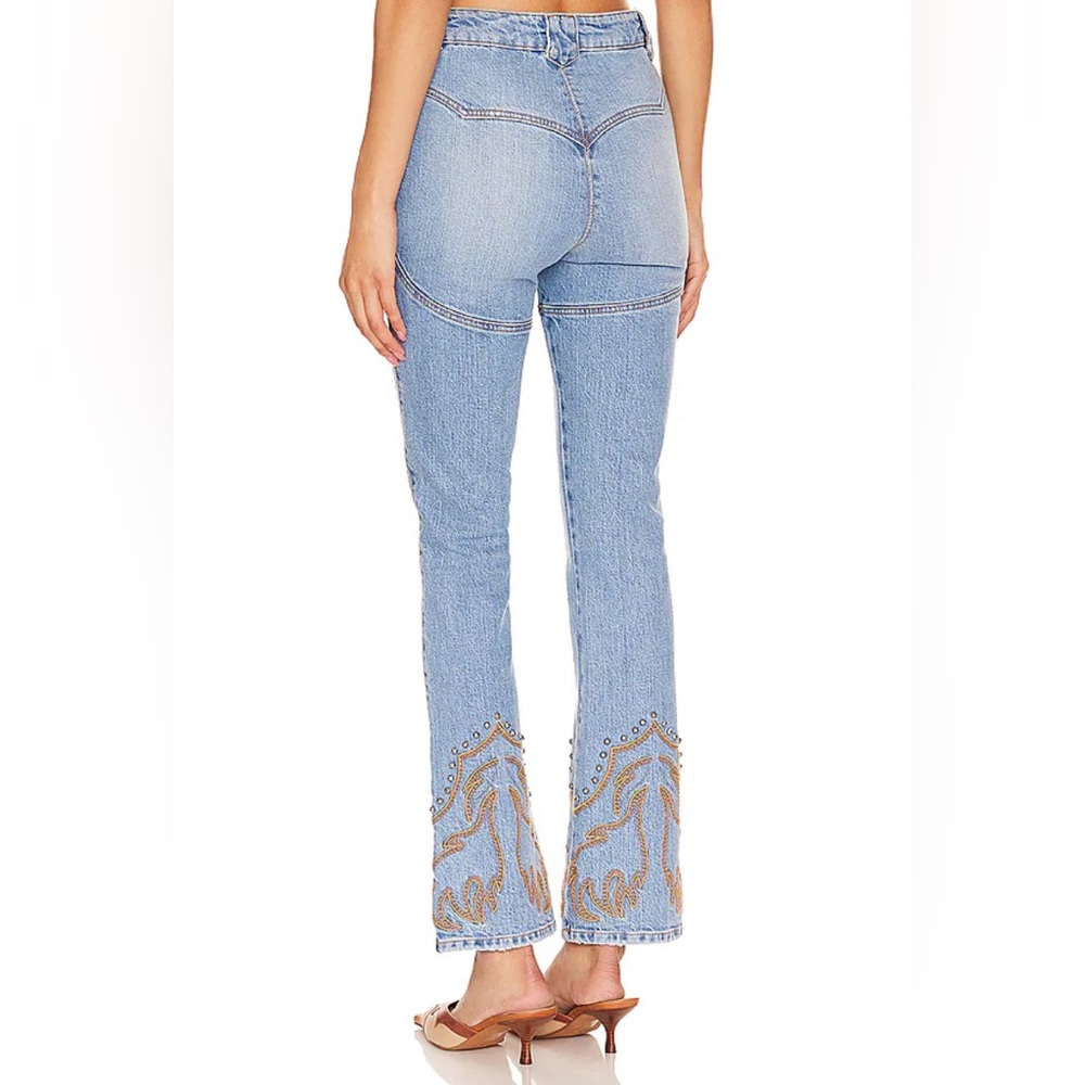 Free People X Understated Leather Western Jeans - Picture 13 of 13